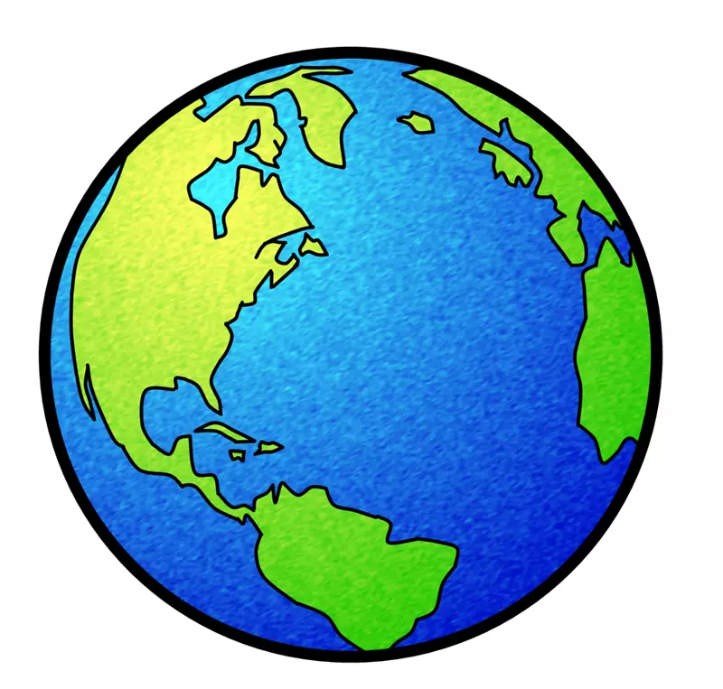 地球标志剪辑艺术-地球免费图标下载
