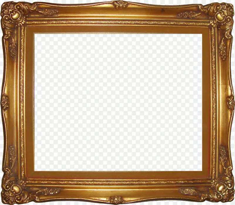 画框剪贴画-免费下载高品质镜框金PNG透明图片