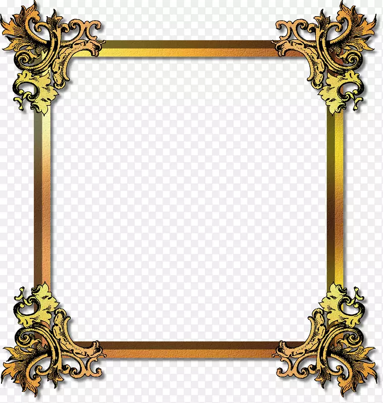 镜框金膜框-最佳免费框金png图像