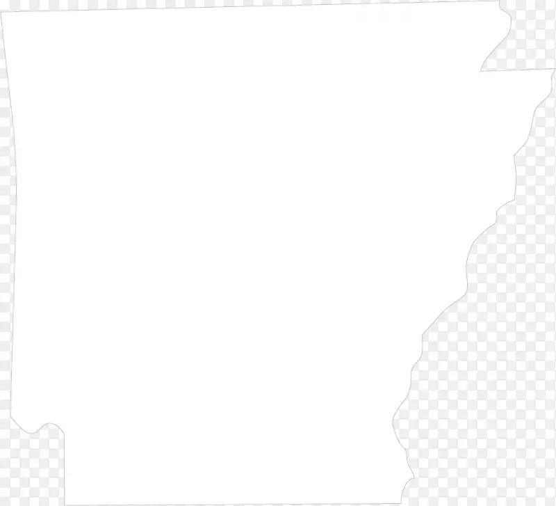 纸白色黑线艺术-阿肯色州剪贴画