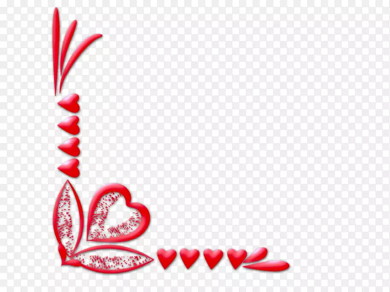 情人节爱心心脏夹艺术-情人节PNG图片