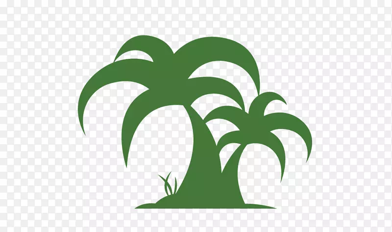 槟榔科椰子树剪贴画.棕榈树图片