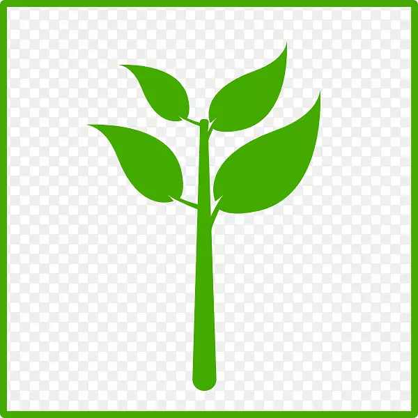 电脑图标绿色植物图标剪贴画免费高品质植物图标