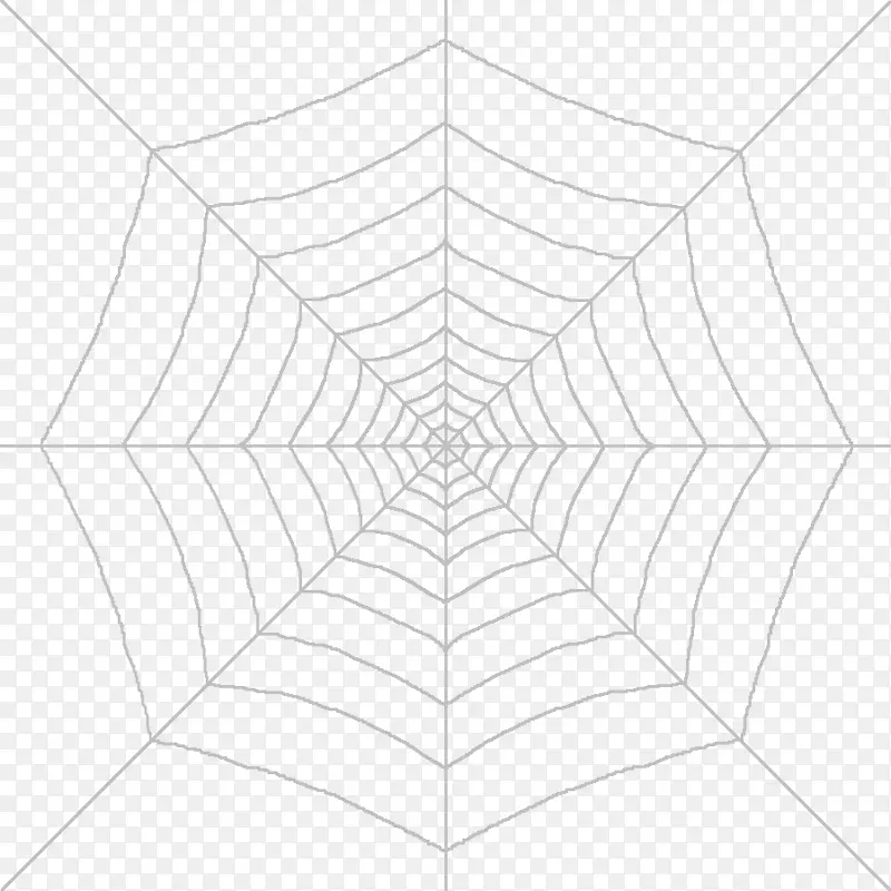 蜘蛛网对称结构图案-高清蜘蛛网PNG