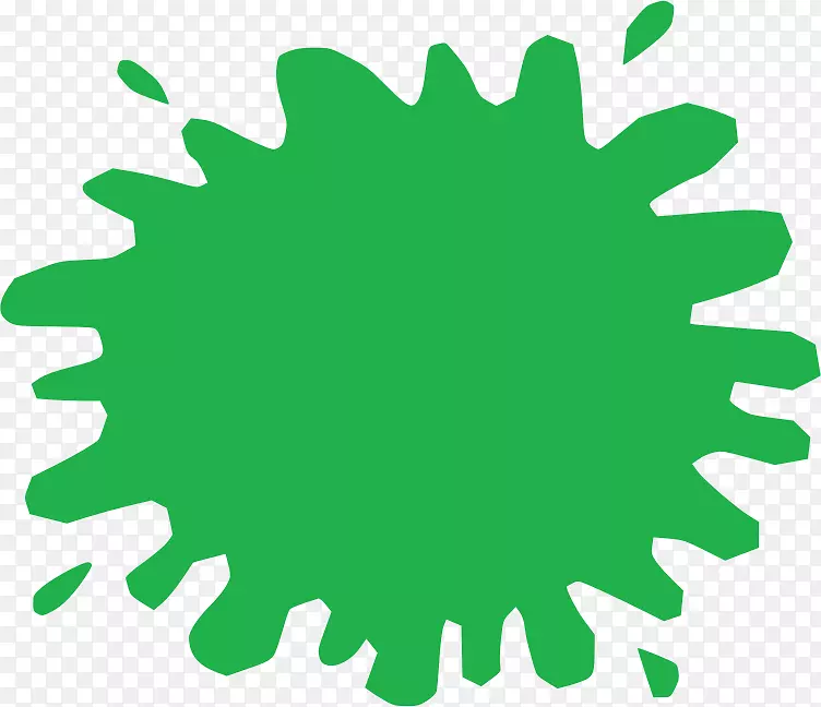 Splat应用程序绿色剪辑艺术-绿色形状飞溅png