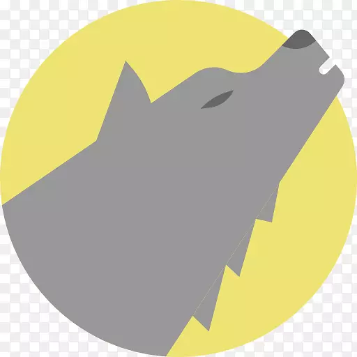 灰狼计算机图标可伸缩图形剪辑免费高质量狼图标