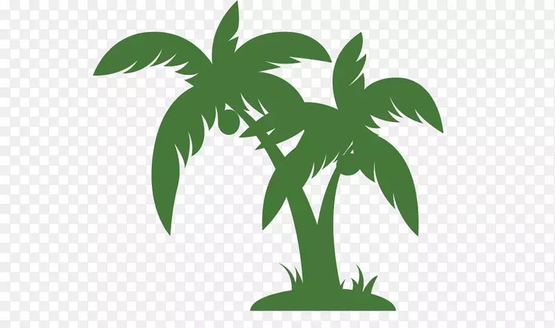 槟榔科树木剪贴画.棕榈树图片
