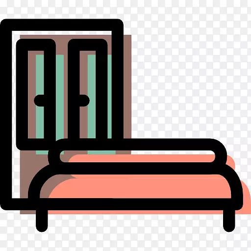 电脑图标家具卧室-PNG简单卧室