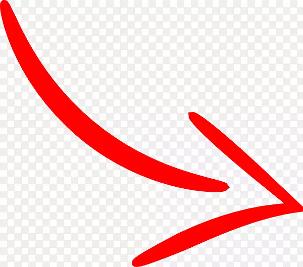 电脑图标剪贴画-红色箭头线png