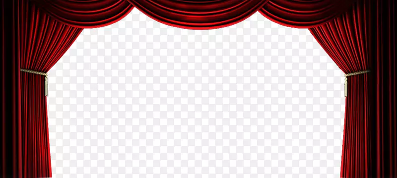 剧院窗帘和舞台窗帘剧院-影象电影院PNG