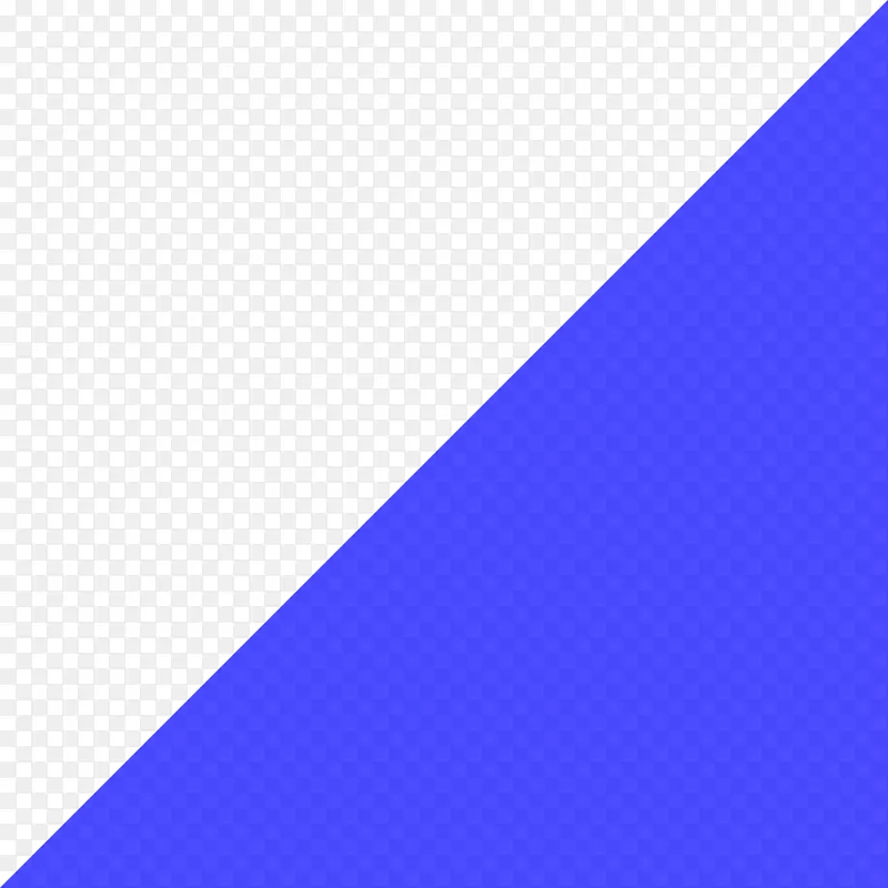 浅蓝、钴蓝、紫罗兰-三角形透明PNG