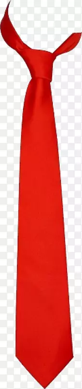 领带领结领带红色剪贴画-红色领带PNG