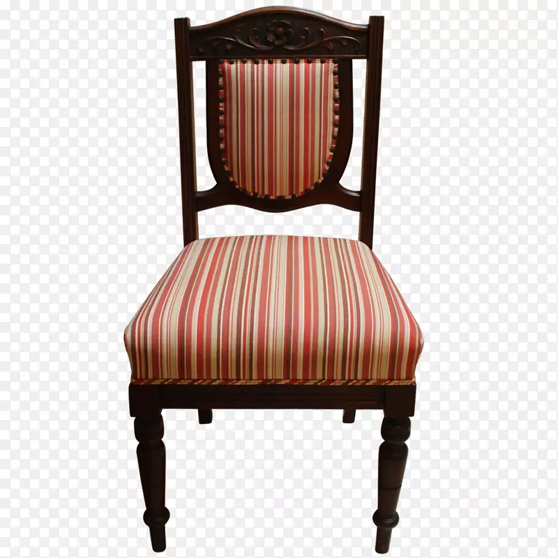 椅子桌餐厅家具坐老式木质条纹椅子