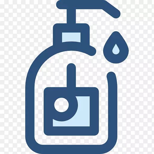 电脑图标肥皂瓶手，清洁剂，桑蒂泽，肥皂，洗涤图标