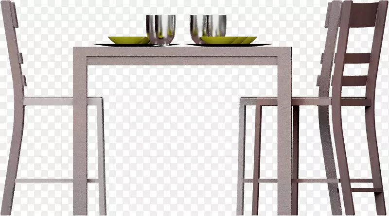 餐桌吧台凳子席餐厅-马可餐桌PNG