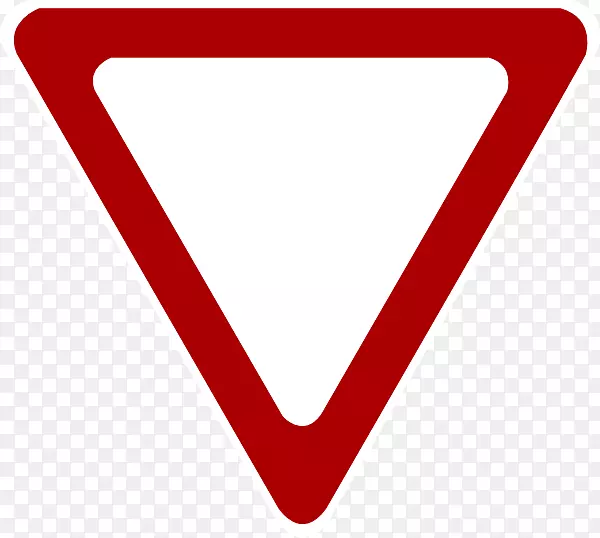 交出标志交通标志停车标志警告标志剪辑艺术-空白街道标志模板