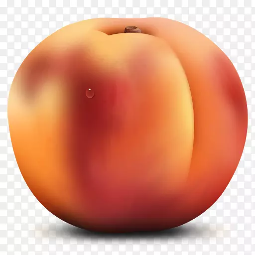 果汁电脑图标桃子夹艺术-桃子餐水果食品png