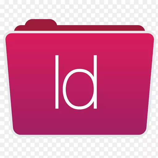 粉红色品牌矩形-设计文件夹