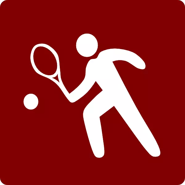 网球中心电脑图标运动剪辑艺术网球绘图