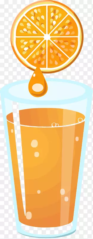 橙汁柠檬汁剪辑艺术-下载和使用果汁PNG剪贴画
