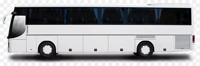 旅游巴士服务巴士现货摄影剪辑艺术-白巴士PNG