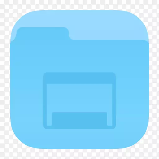 蓝方角区-文件夹桌面