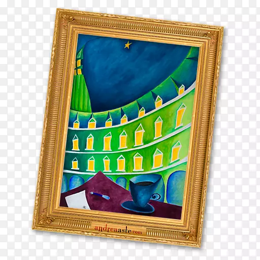 画框艺术画长方形-都灵故事