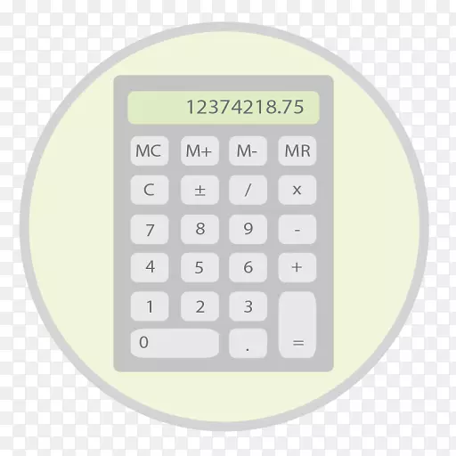 办公设备计算器数字键盘计算器