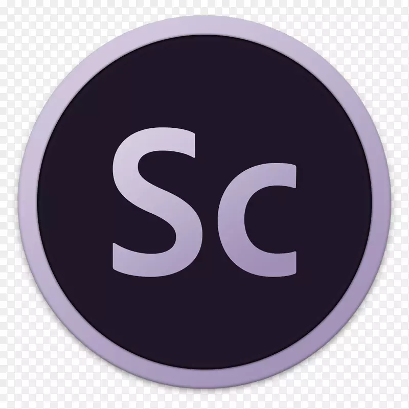 紫色符号-adobe sc