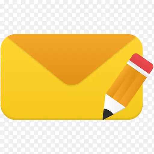 角黄色橙色-电子邮件编辑