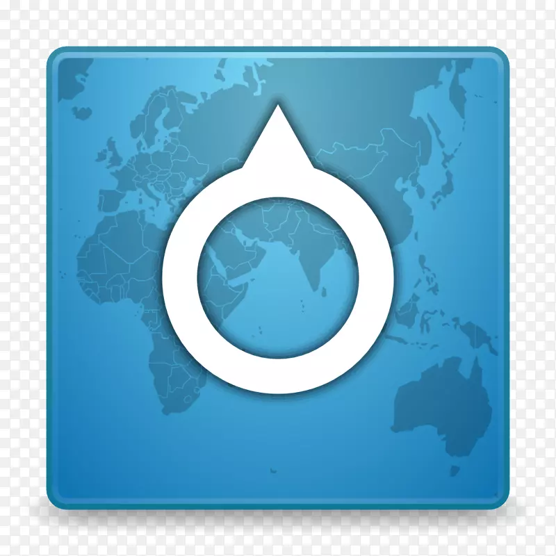 蓝色符号水圈字体应用网页浏览器