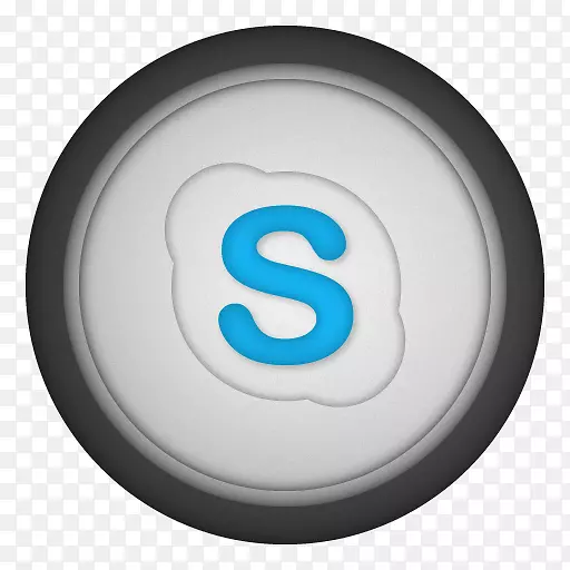 圆形符号字体-skype