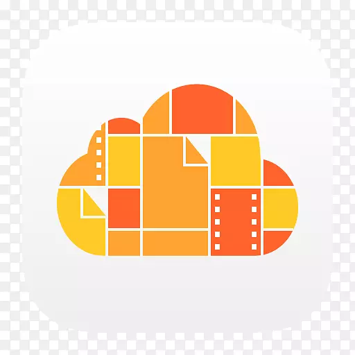 区域文本品牌黄色iCloud驱动器