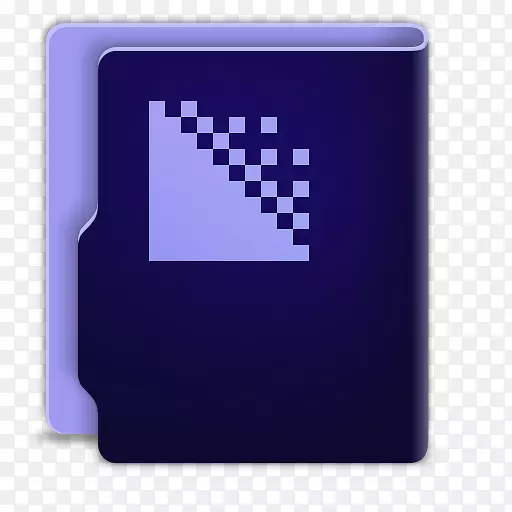 方形紫色电蓝土坯媒体编码器cc