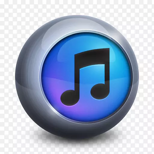 蓝色符号商标-iTunes