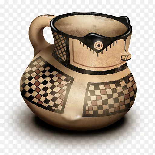陶器壶杯陶瓷-Diaguita陶瓷碗2