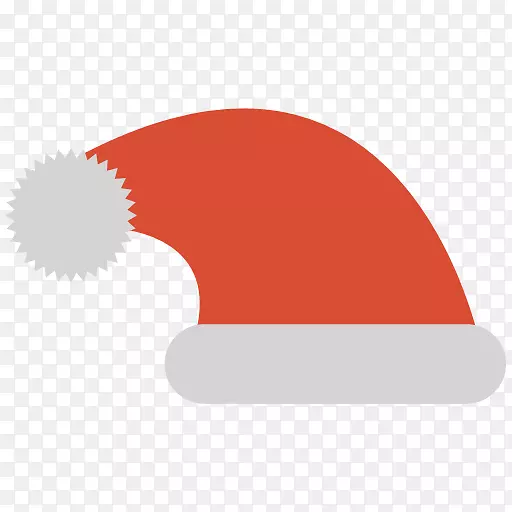天空圆圈字体-圣诞老人帽