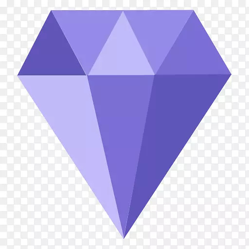 电蓝方三角紫钻