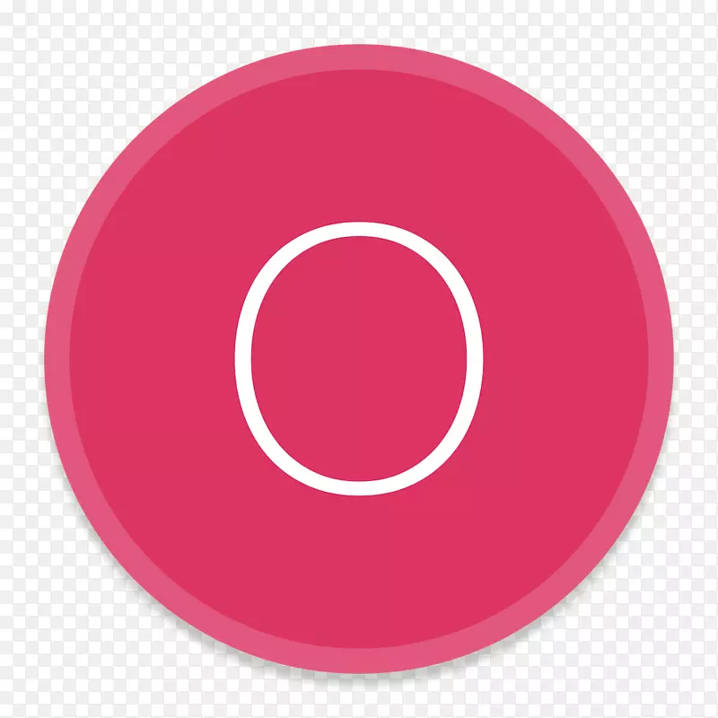 粉色椭圆形圆圈-微软办公前景