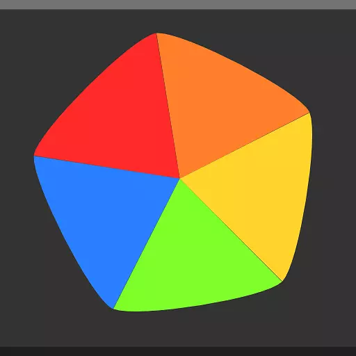 电脑壁纸三角形黄色图形设计.应用程序颜色