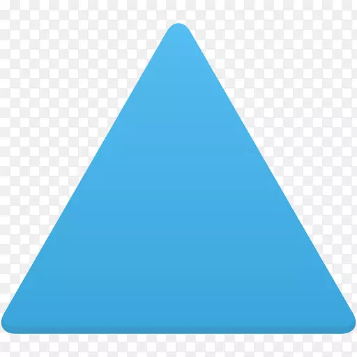 蓝色三角形天空浅蓝色-三角形
