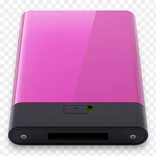 紫色电子设备配件多媒体-粉红色