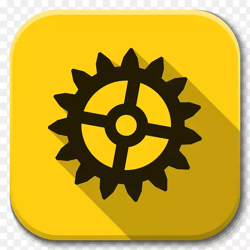 花符号黄色圆圈字体-应用程序附件