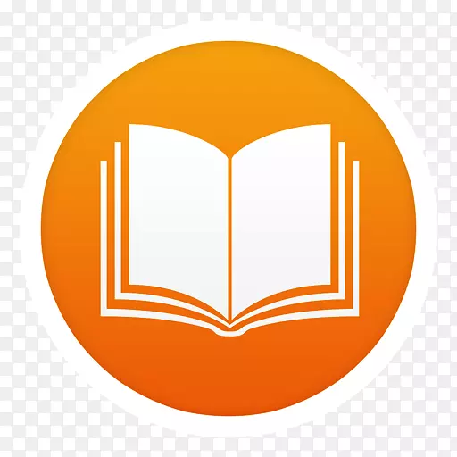 标志黄色橙色标志-iBooks