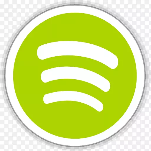 符号黄色绿色-Spotify客户端