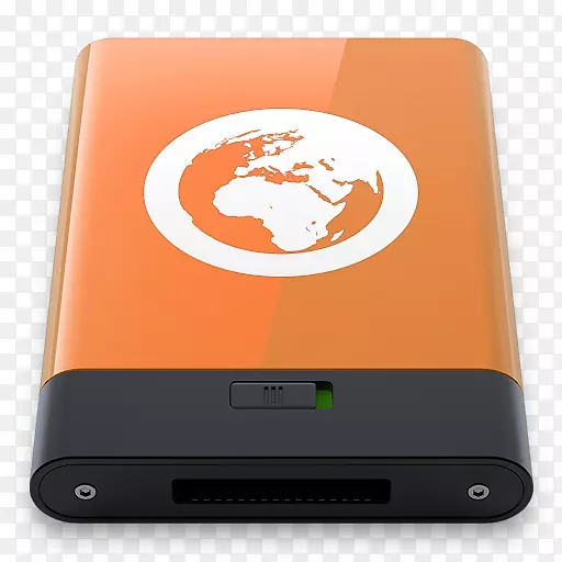 电子设备小工具多媒体橙色服务器w