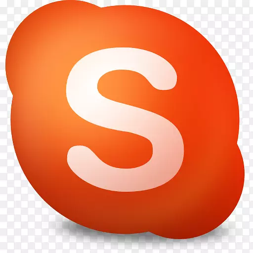 桃子符号橙-动作Skype联系DND