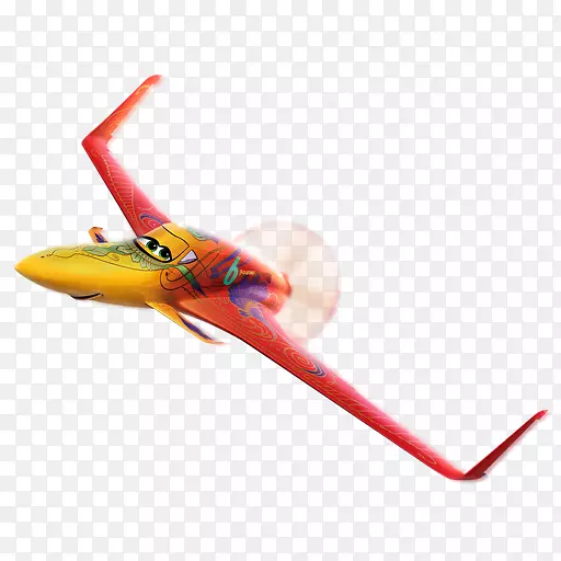 单飞机模型飞行器螺旋桨姿态Ishani飞机
