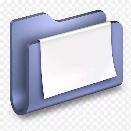 矩形-文档蓝色文件夹