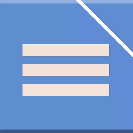 蓝色角区域文本-应用程序LibreOffice编写器